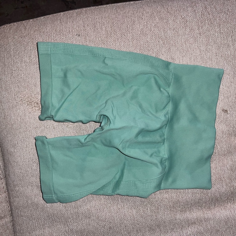 Mint Green Diosa Fit Shorts